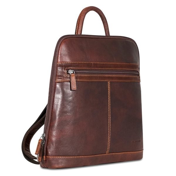Leather Bag With Brown Color