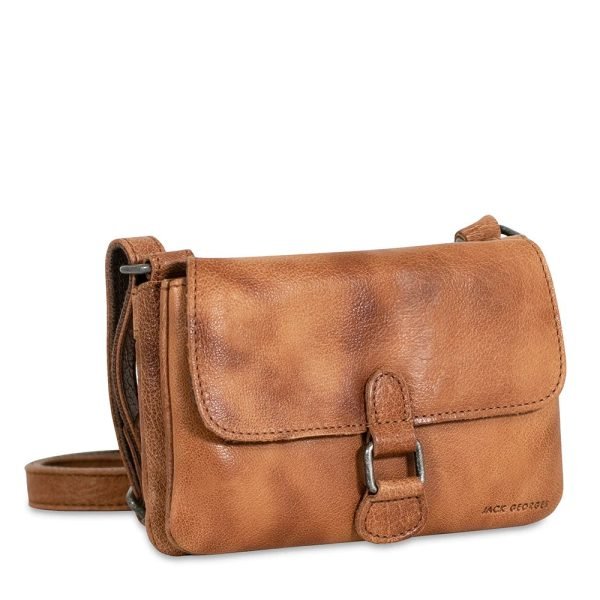 Leather Bag With Brown Color