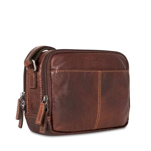 Leather Bag With Brown Color
