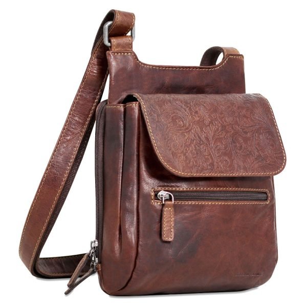 Leather Bag With Brown Color