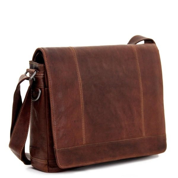Leather Bag With Brown Color
