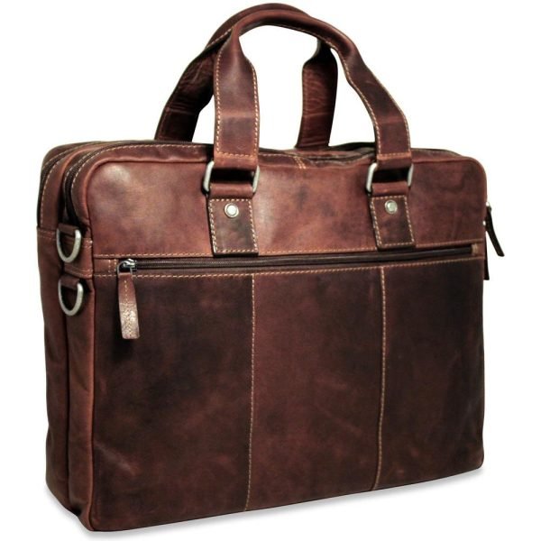Leather Bag With Brown Color