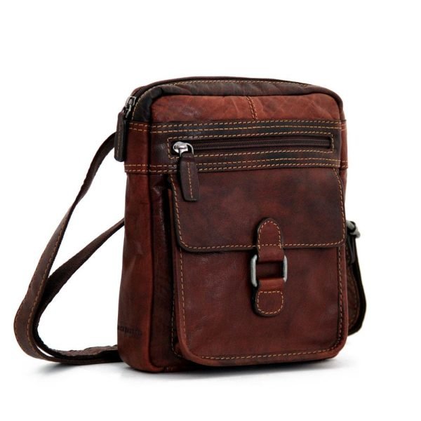 Leather Bag With Brown Color