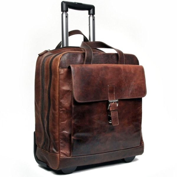Leather Bag With Brown Color